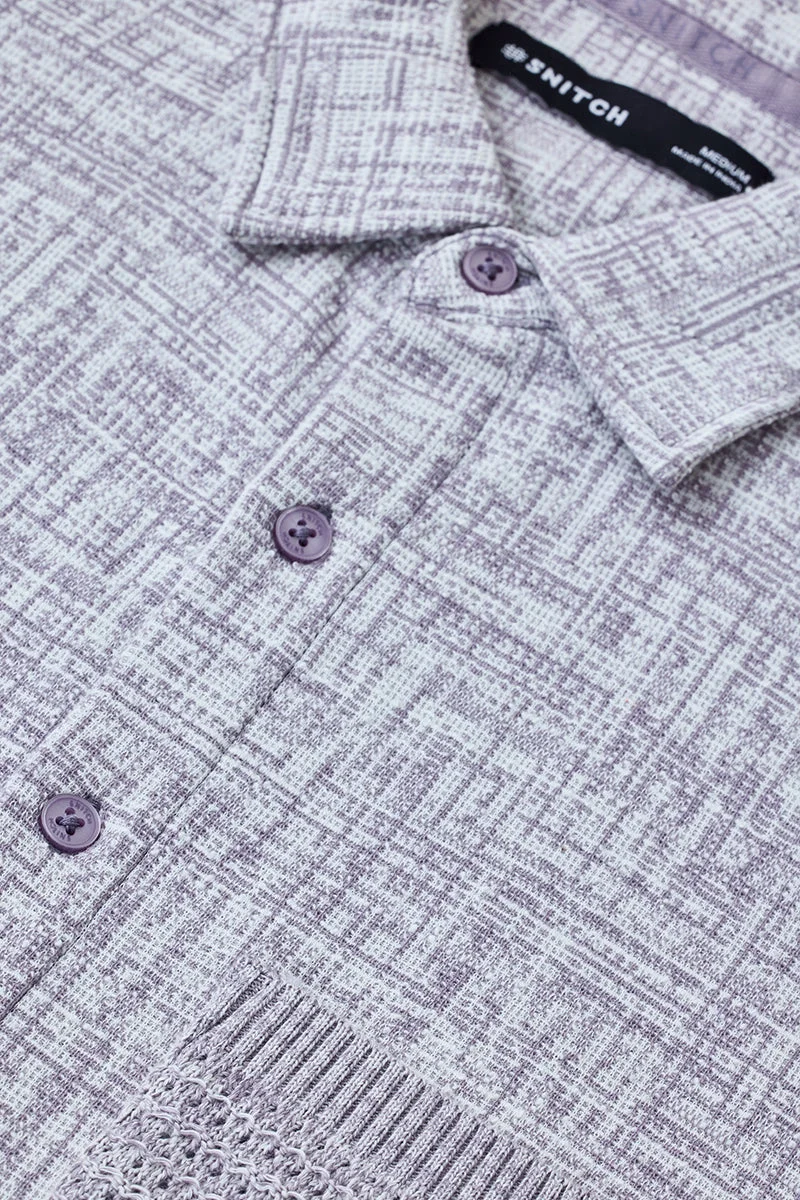 SNITCH Textured Regular Fit Shirt