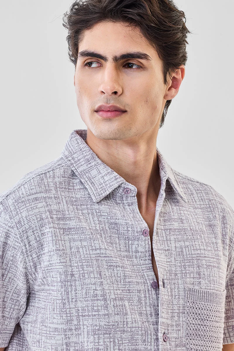 SNITCH Textured Regular Fit Shirt