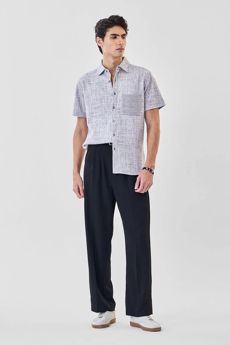 SNITCH Textured Regular Fit Shirt