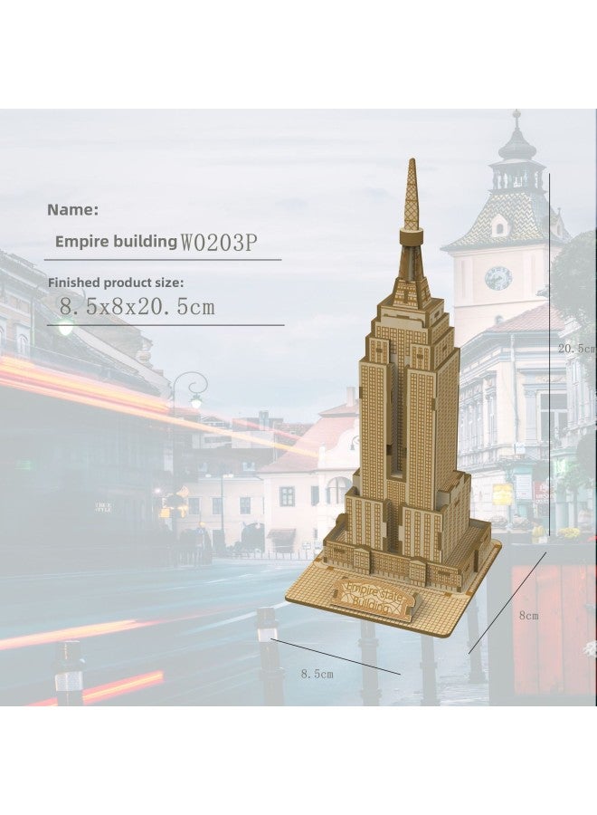Nosto Wooden 3D Puzzle World Famous Construction Toys Educational Assembly Gift Oem Customization-Color:Big Ben - Image 4