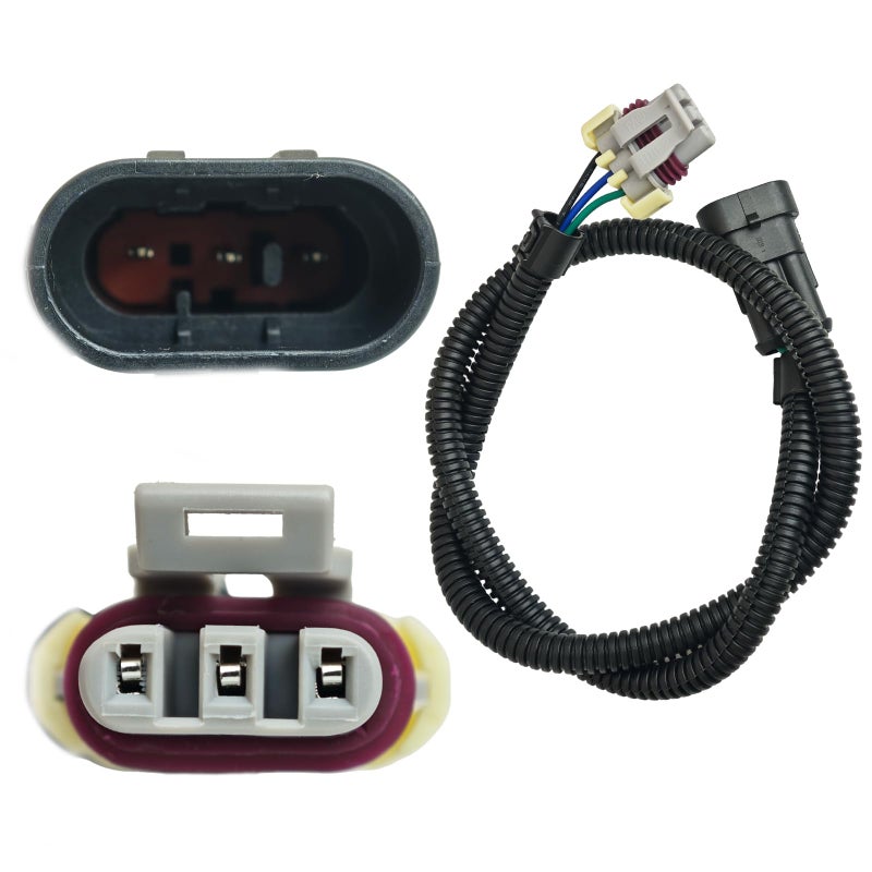 AUOSTMO Manifold Absolute Pressure MAP Sensor Connector Pigtail Extension 24in Compatible with GM LS1 LS2 LS6 L76 LS7 3Pin Clipin Style for Gen 3 Early Gen 4 Vehicles - Image 3