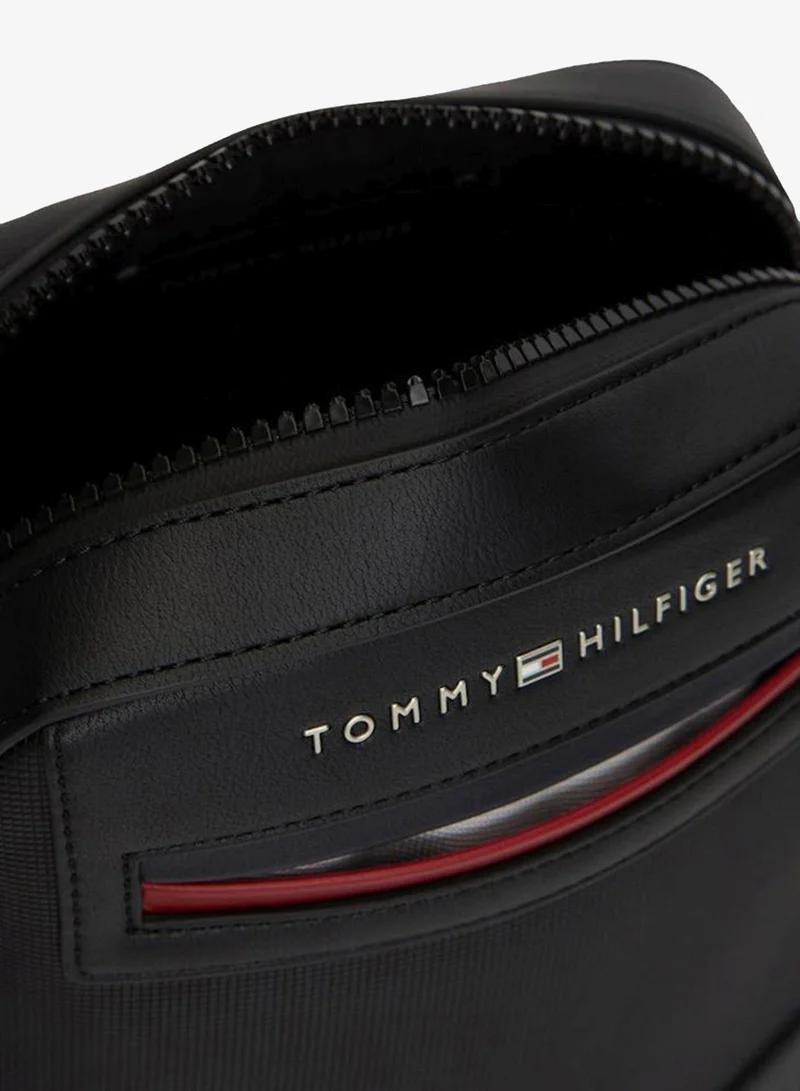 Tommy Hilfiger  Metal Logo Crossbody Reporter Bag for Men | Best Price UAE