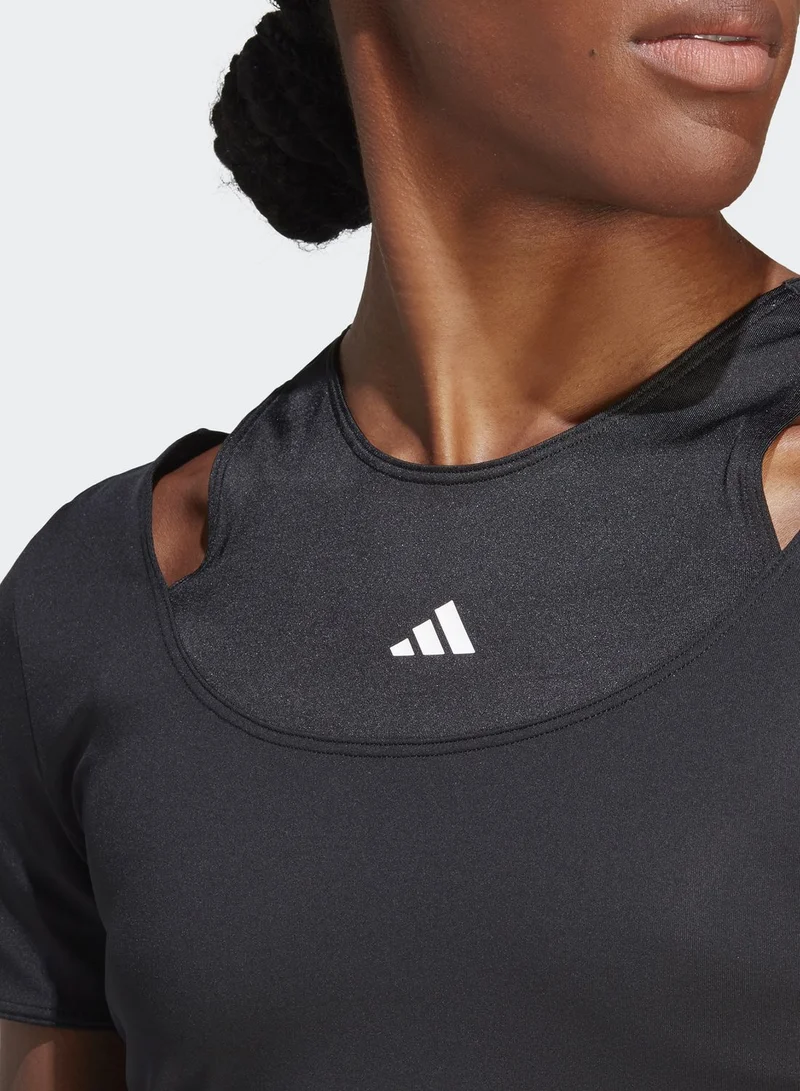 adidas تيشيرت قصير بتقنية ايرو ريدي