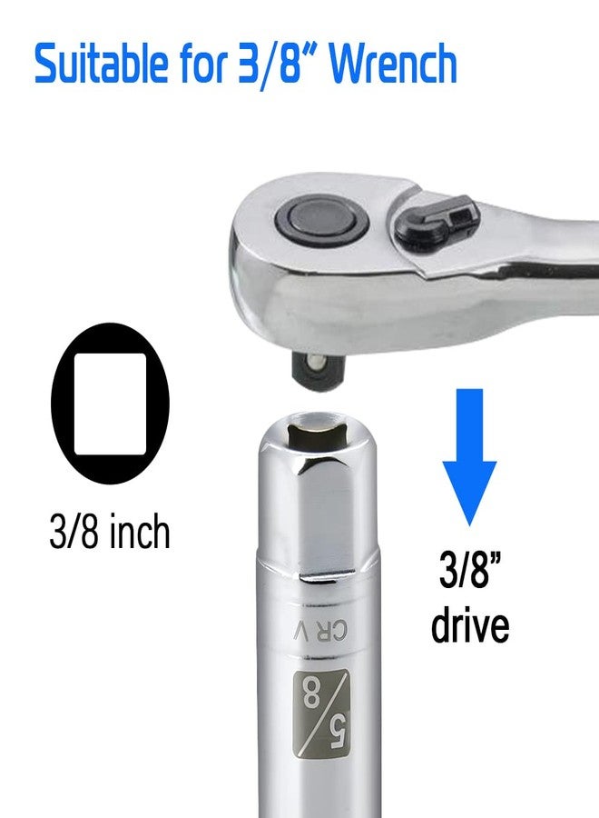 A ABIGAIL 5/8-inch Magnetic Spark Plug Socket 3/8-inch Drive 6-Point Powerful Magnet Retains Spark Plugs Chrome Vanadium Steel - Image 5