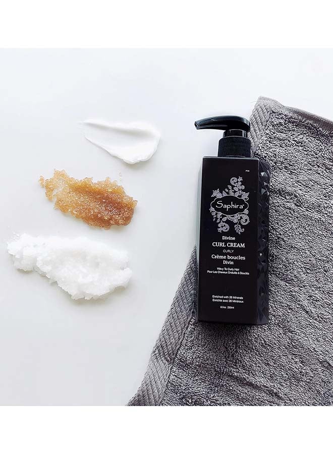 سافيرا كريم ترطيب الشعر المجعد والمموج، مرطب للشعر ومعالج بعمق للحصول على لمعان وحيوية، 8.5 أونصة - Image 2