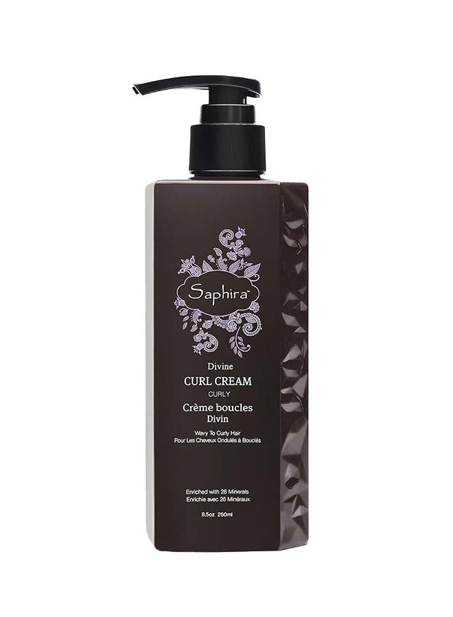 سافيرا كريم ترطيب الشعر المجعد والمموج، مرطب للشعر ومعالج بعمق للحصول على لمعان وحيوية، 8.5 أونصة - Image 1