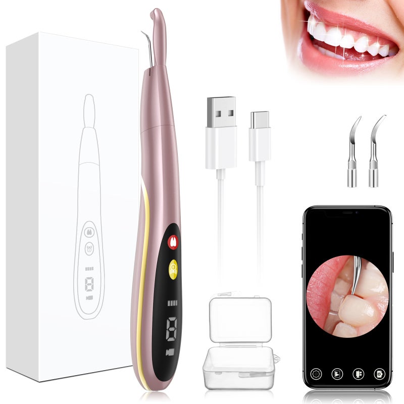 Electric Tooth Cleaner 42KHz WiFi Visual Smart Tartar Remover - 3-Speed Mode High-Definition Image Display for Home Oral Care - Image 3