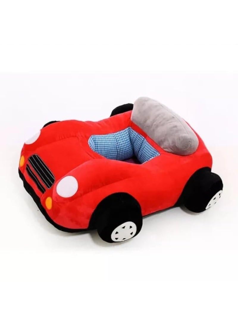 THE MODERN TREND THE MODERN TREND Delightful Red Car Sofa for boy Birthday Gift Sofa Cushion Big car Shape Chair Siting Stool for Kids Minicooper Car Soft Toys Gadi 25Feet  - Image 3