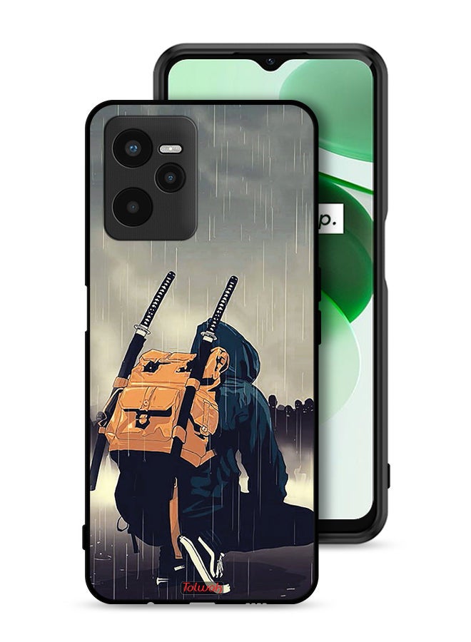 Tolwak Realme C35 Protective Case Cover Sword Samurai Digital Art - Image 1