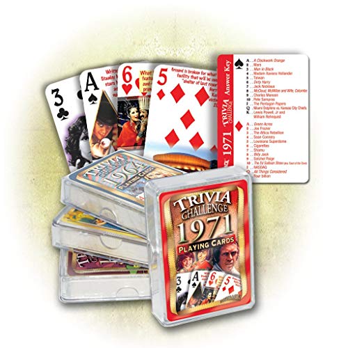 Flickback 1971 Trivia Playing Cards - Image 2