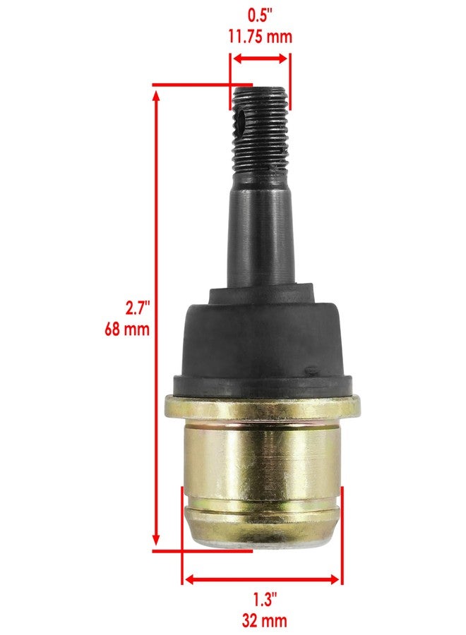 Caltric 4 Upper/Lower A-arm Knuckle Ball Joint Compatible With Honda TRX420 Rancher 420 2007-2014 - Image 3