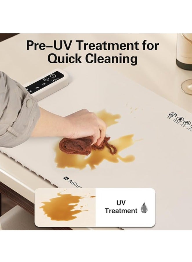 general Silicone Thermal Insulation Pads for Food, Full Surface Graphene Portable Electric Heating Tray, Roll Up Heating Tray, with 3 Temperature Settings - Image 5