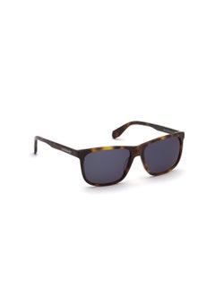 Adidas Men's Mirrored Navigator Shape Acetate Sunglasses OR004053X58 - Lens Size: 58 Mm - Blonde Havana  - Image 3
