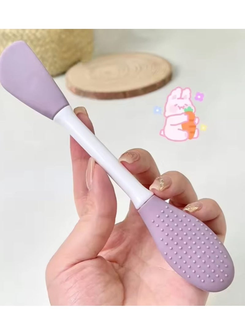 Generic Two Different Silicone Skin Cleansing Mask and Cream Applying  Brush  - Image 5