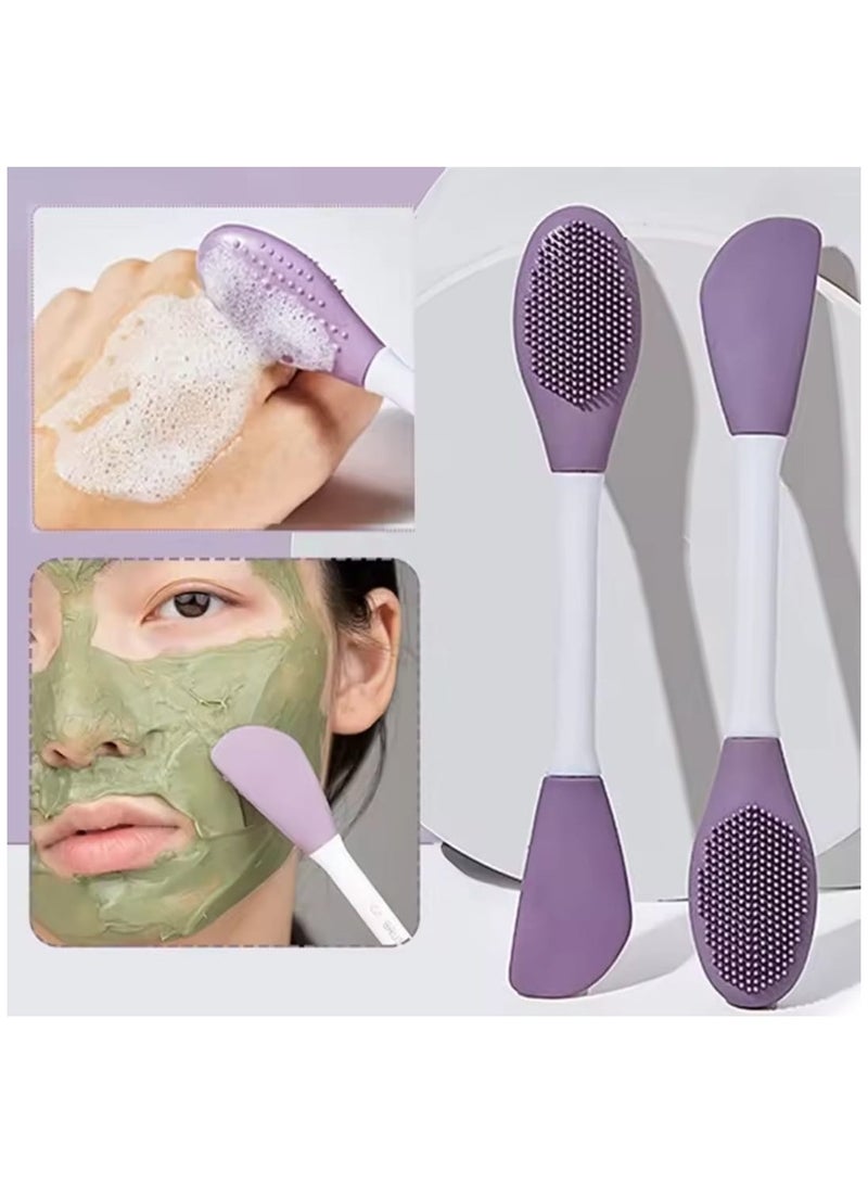 Generic Two Different Silicone Skin Cleansing Mask and Cream Applying  Brush  - Image 1