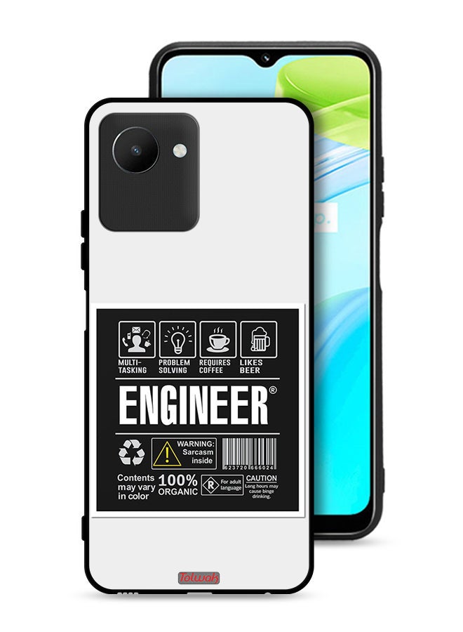 Tolwak Realme C30s Protective Case Cover Engineer Sticker - Image 1