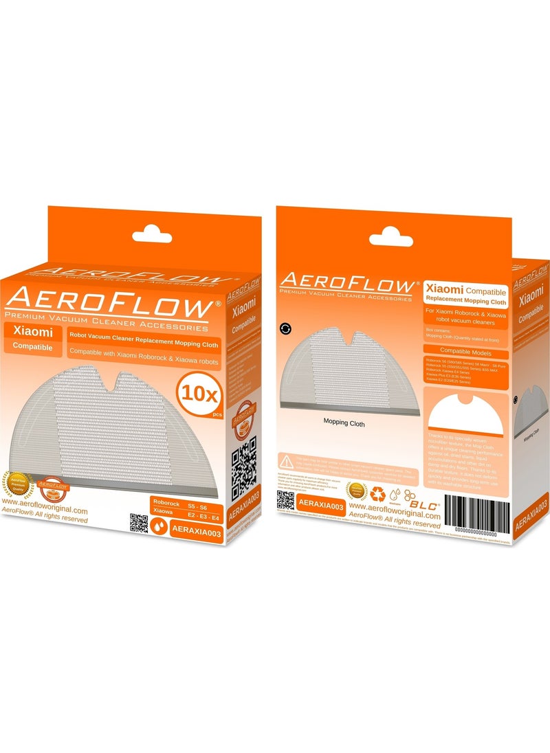 AeroFlow - Original Xiaomi Roborock S50 S55 Compatible 10LU Mop Fiber Cloth - Image 1