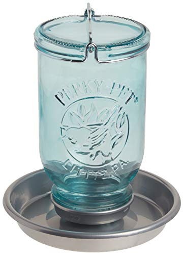 Perky-Pet 1 Mason Jar Wild Bird Waterer 783, Blue - Image 1