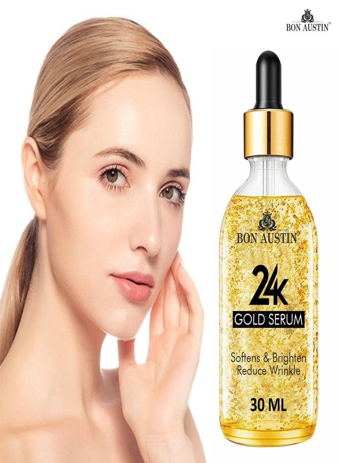 Bon Austin 24K Gold Face Serum, Eyebrow and Eyelash Growth Oil (Helps to Growth Eyebrows & Eyelash) & Hair Growth Ginger Serum (Reduce Hair Fall) Each, 30ml - Combo of 3 Items - Image 3