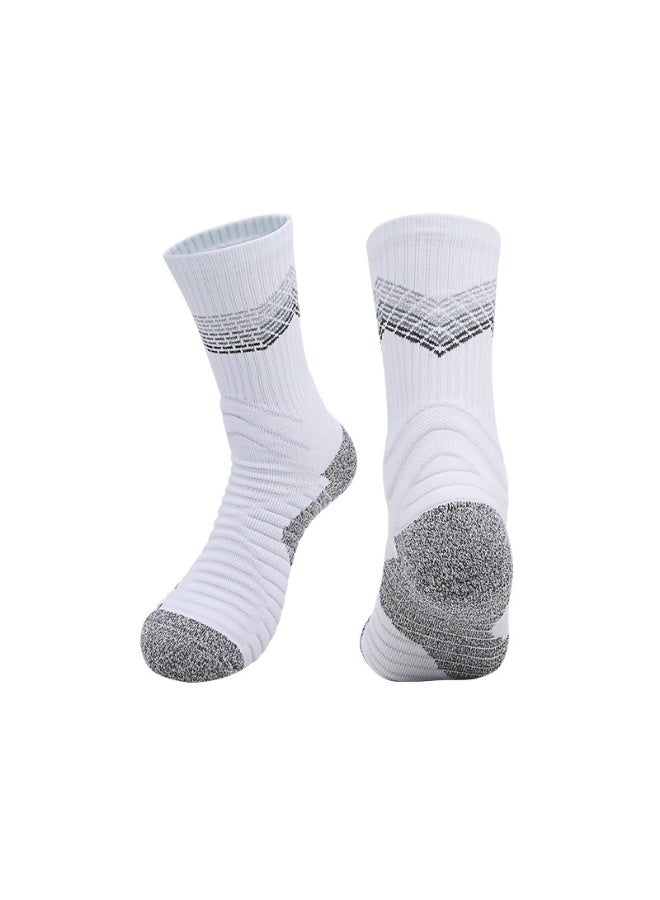 KUYING Fashion Anti Slip Breathable Sports Socks Four Piece Set