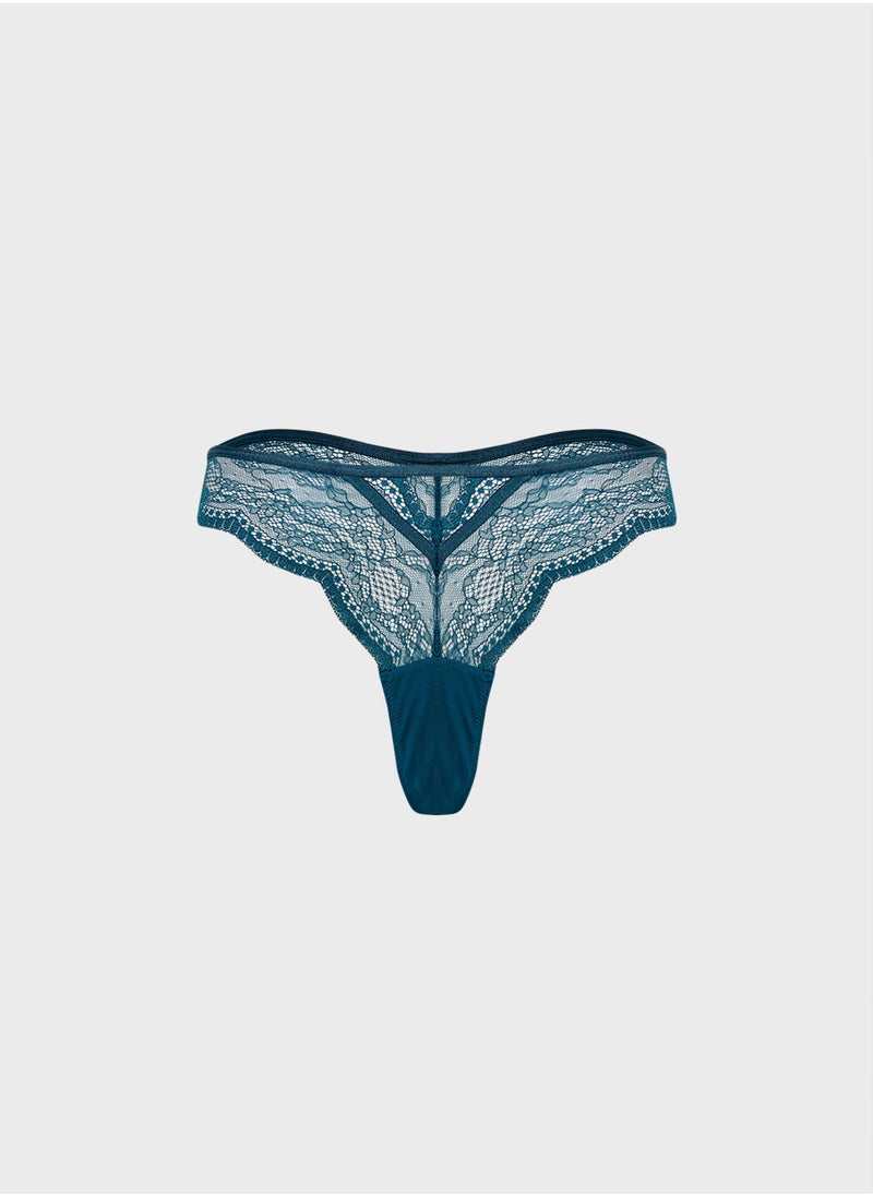 hunkemoller - Lace Cut Out Brief - Image 1