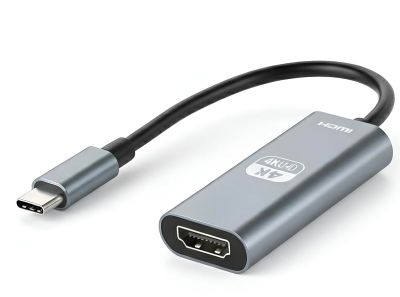 VIHOMI USB Type C to HDMI Adapter – 4K@60Hz UHD Video & Audio Output, Thunderbolt 3/4 Compatible, Plug & Play Converter for MacBook Pro/Air, Laptops, Smartphones, Tablets, TV & Projector - Image 1