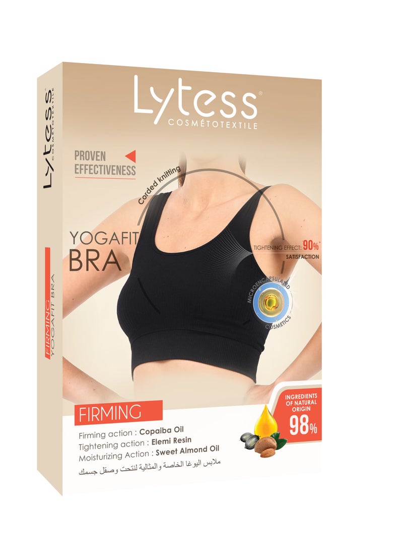 Lytess Lytess Yogafit Firming Bra, Black, S/M  - Image 1