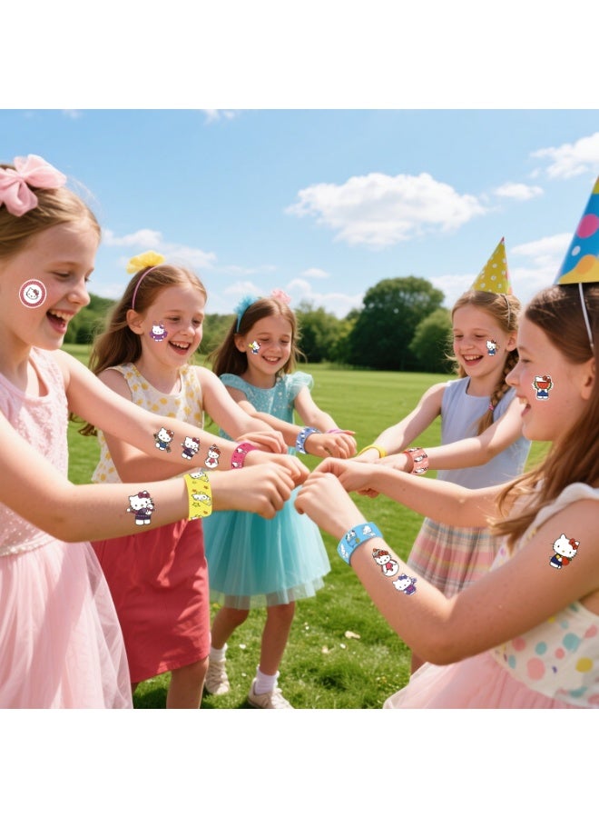 هالو كيتي أساور هالو كيتي، 88 قطعة هدايا حفلة هالو كيتي - 38 سوار كيتي و 50 ملصق قطة هدايا حفلة كيتي لمستلزمات حفلة عيد ميلاد هالو كيتي - Image 5