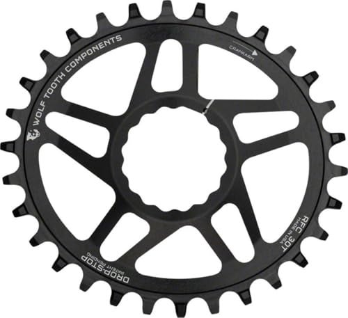 Wolf Tooth Elliptical Mountain Bike Direct Mount Oval Chainring for Race Face Cinch (32 Tooth, PowerTrac, MTB) - Image 4