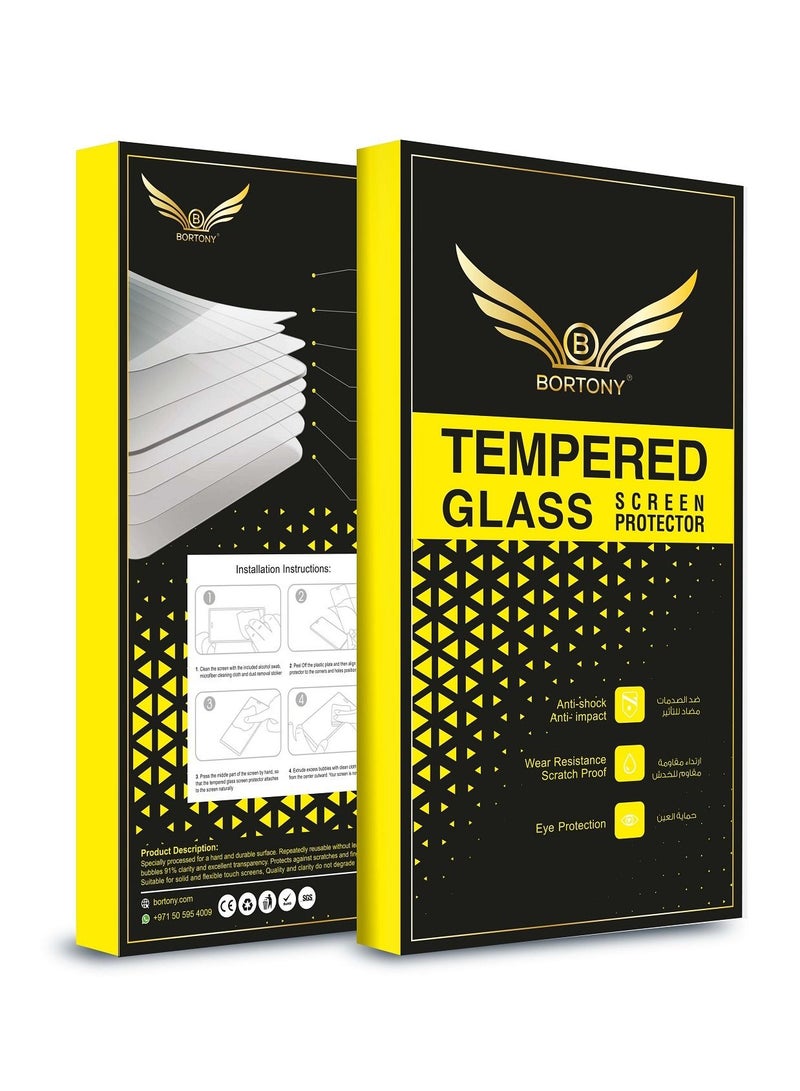 BORTONY Screen Protector Compatible with 14 Pro 6.1" Tempered Glass 9H Hardness [HD Clear] [Anti-Scratch] [Bubble Free] For Apple iPhone 14 Pro - Image 5