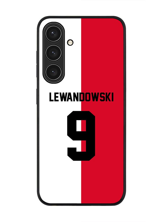 For Samsung Galaxy S25+ / S25 Plus 5G Case,Slim fit Camera Protection, Shockproof Thin Phone cover  - Football - Poland,  Lewandowski