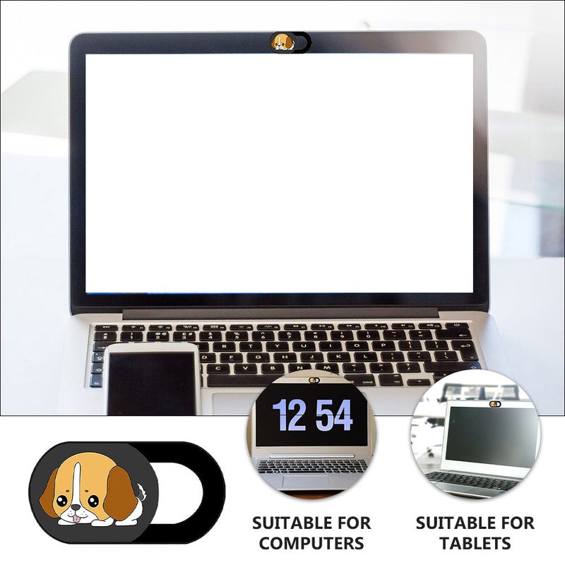 3pcs Camera Cover Slide Puppy Pattern Privacy Webcam Cover Slide - Image 4