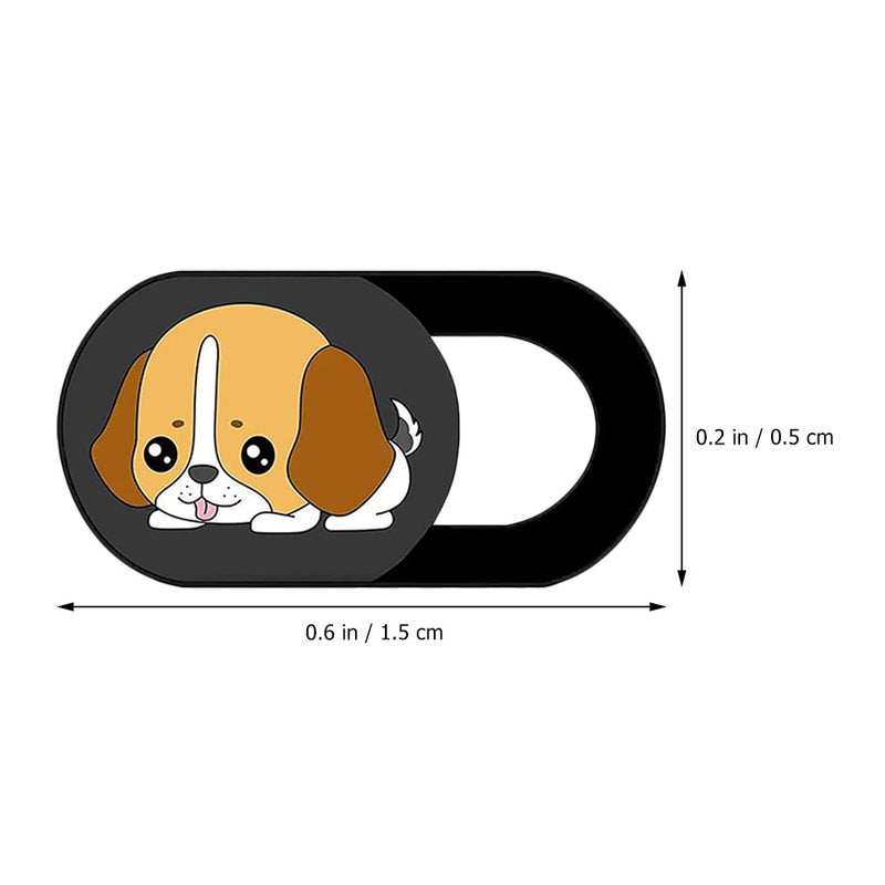 3pcs Camera Cover Slide Puppy Pattern Privacy Webcam Cover Slide - Image 2