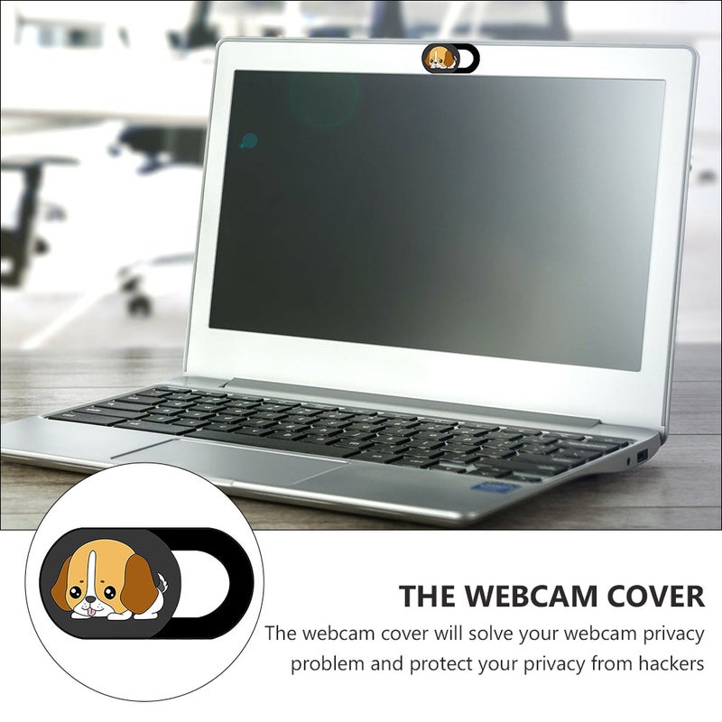 3pcs Camera Cover Slide Puppy Pattern Privacy Webcam Cover Slide - Image 3