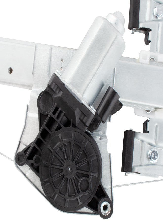 YMAUGP 741-388 Rear Left Driver Side Window Regulator W/Motor Compatible with 2007-2013 for Chevy Silverado for GMC Sierra 1500 2500 HD 3500 HD 25885884 - Image 3