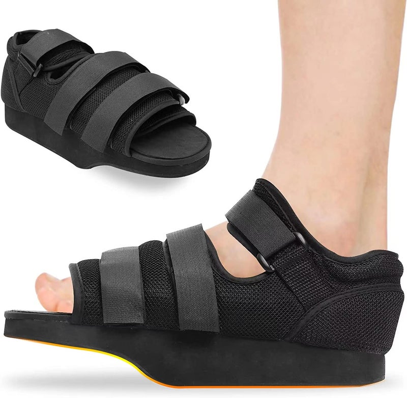 GHORTHOUD Post op Shoes for Broken Toe Surgery Forefoot Offloading Healing Boot Post Surgical Wedge Foot Splint for Surgery for Men and Women (Medium) - Image 1