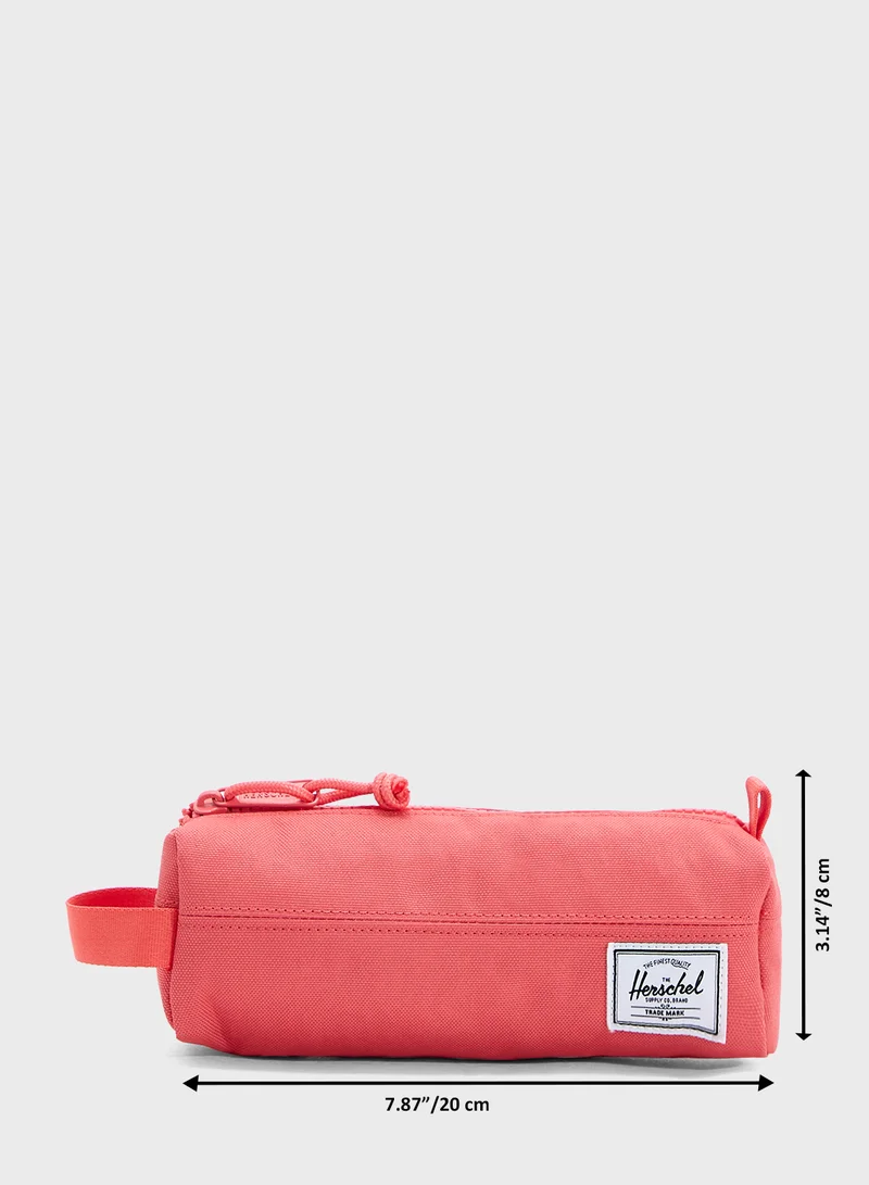 Herschel Red Solid Pencil Case Zip