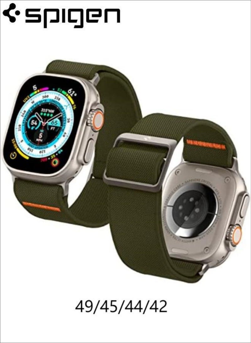 Apple Watch Lite Fit Ultra Band for Ultra 49mm Series 8/7 45mm Series SE2/6/SE/5/4 44mm and Series 3/2/1 42mm Nylon Solo Loop