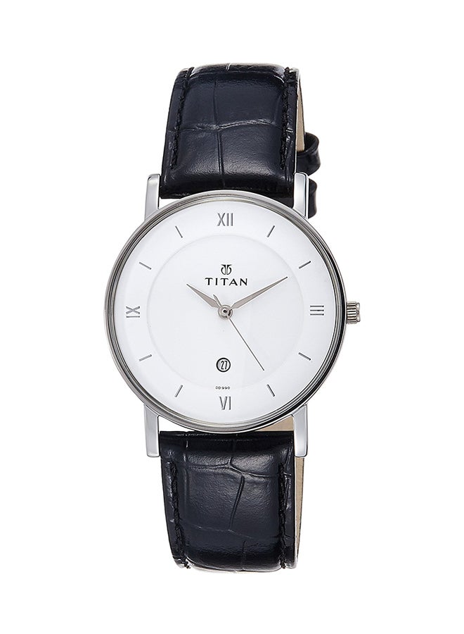 Men Water Resistant Leather Analog Watch 9162SL04