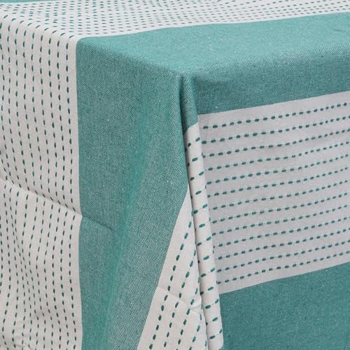 COMFORT WEAVE 100% Cotton Yarn-Dyed Multicolor Checks with 6 Seater Tablecloth, Sized 140cm Width and 202 cm Length, Pack of 1 Piece - Image 2