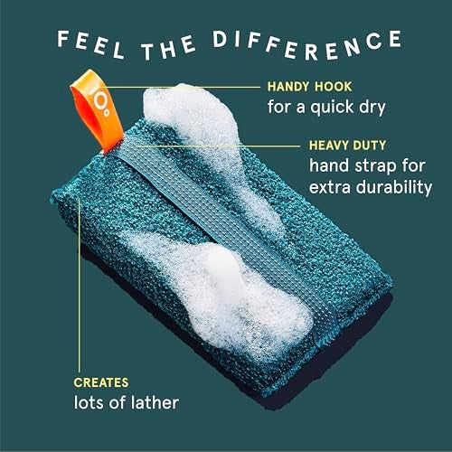 Cleanlogic Sport Exfoliating Body Scrubber, Large Exfoliator Tool for Athletes, Daily Skincare Routine for Smooth Clean Skin, Assorted Colors, 3 Count Value Pack - Image 3