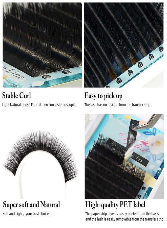 YELIX Super Matte Round Lashes Extensions Supplies,C/CC/D Curl 0.05/0.07mm Thickness 8-15mm Mixed Length,Classic Individual Lashes for Professional Artists Salon Use (CC, 0.07Thickness) - Image 5
