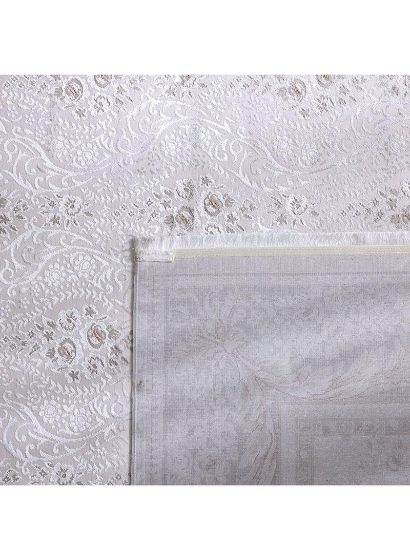 DANUBE HOME Pearl Artsilk Rug  Polyester Area Rug Floor Covering L340xW240cm-Cream & Multi 231300472165 - Image 3