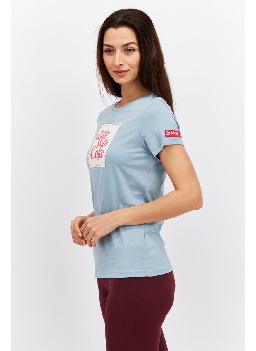 PUMA Puma x Coca Cola Women Sportswear Fit Outdoor Top, Grey  - Image 2