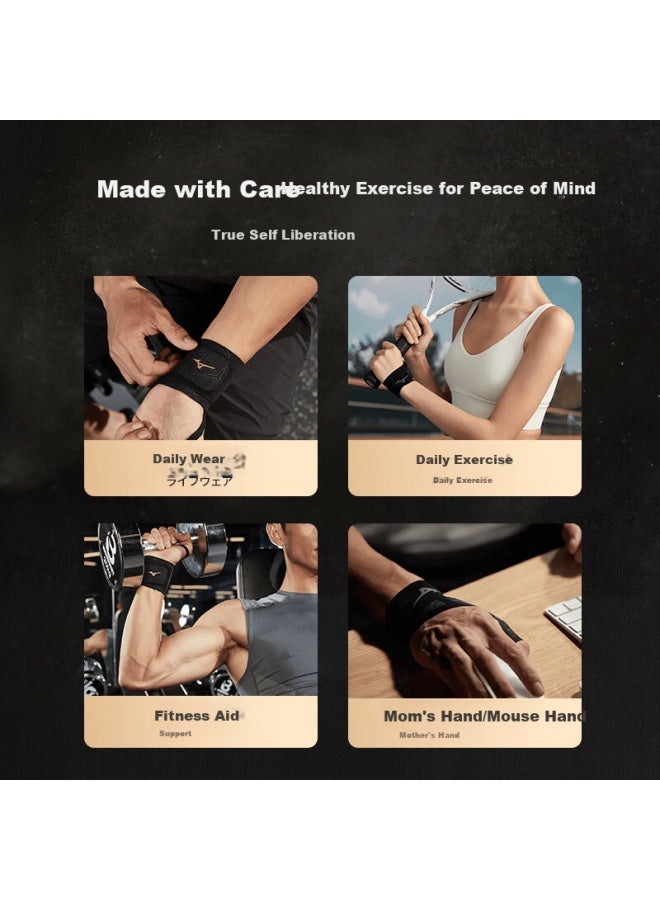 Mizuno Sports Wrist Support Brace For Tendonitis And Sprain Protection, Wrist Stabilizer Compression Guard For Mouse Hand, Mom's Hand, Tfcc, Uni - Image 5