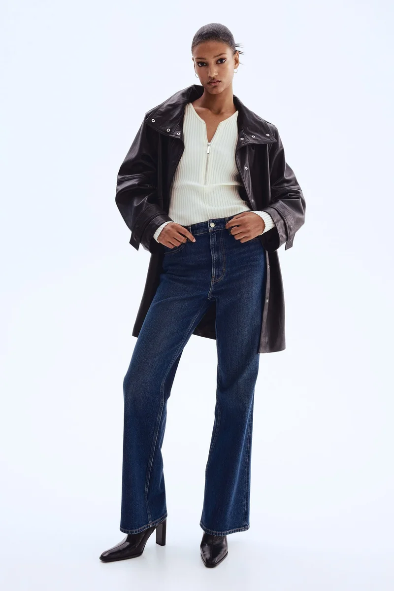 H&M Bootcut High Jeans