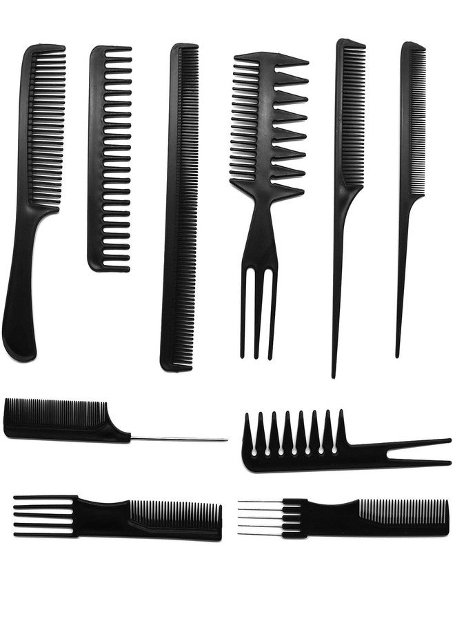 VIVIAN Styling Hair Comb Set Salon Barber Hairstylist Comb 10 Pack for Hairdressing - Image 2