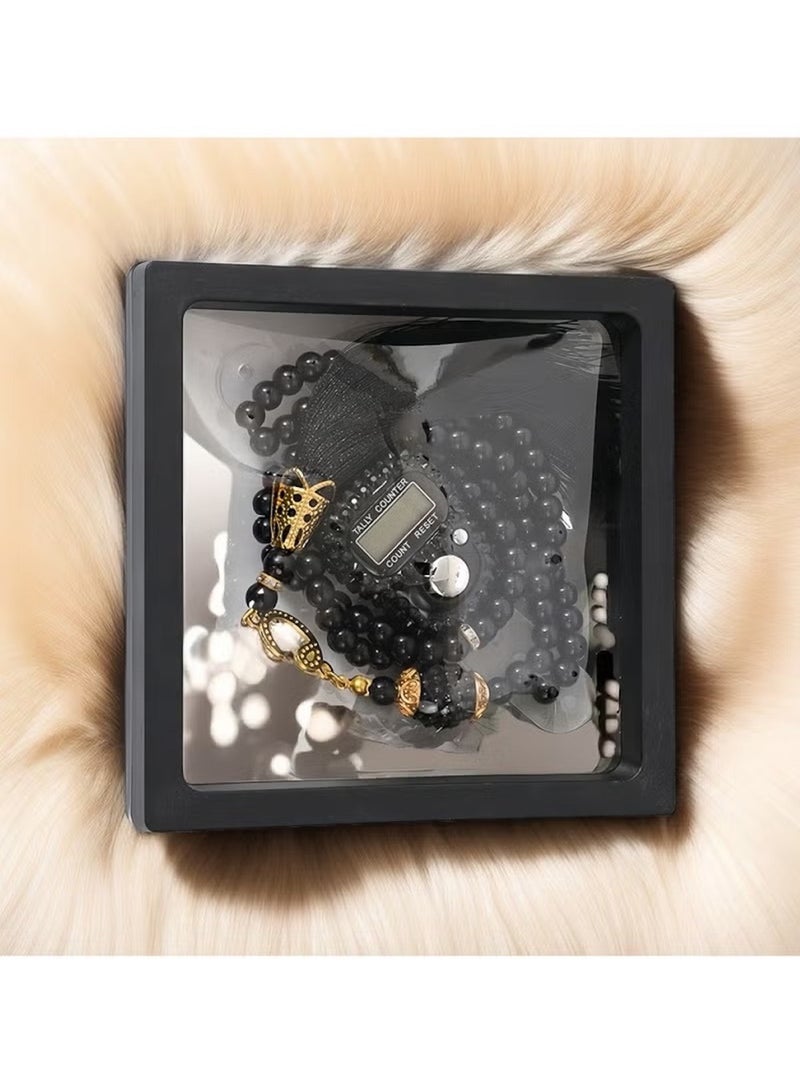 Huitich Digital Elegance 99 Glass Bead Tasbeeh Gift Set with Digital Counter Assorted  - Image 2