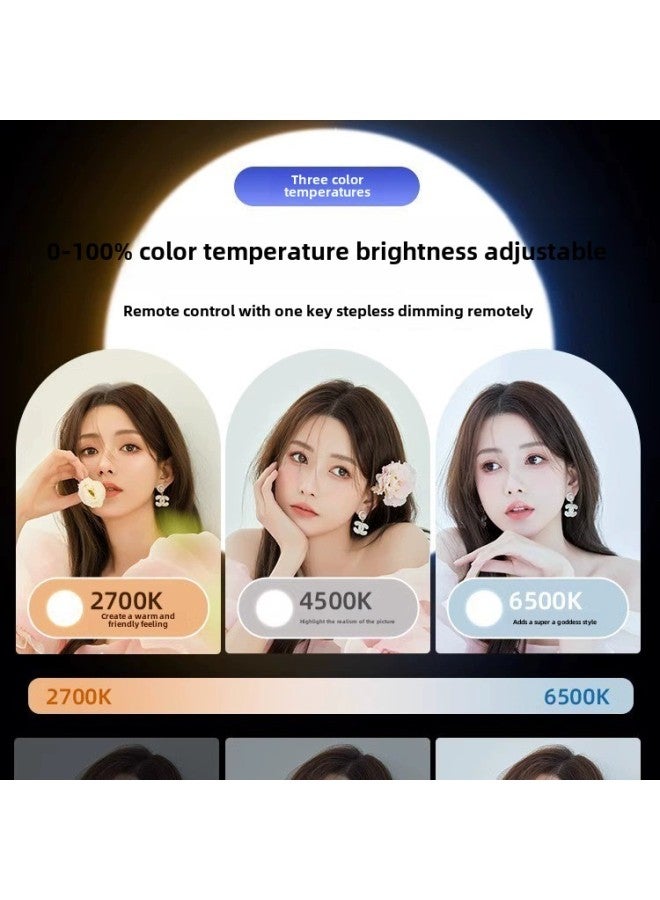 100W Live Studio Light Light Live Led Fill Light Live Room Deep Throw Soft Light Spherical Photography Light-Light Source Color:Deep Throwing Lamp  - Image 4