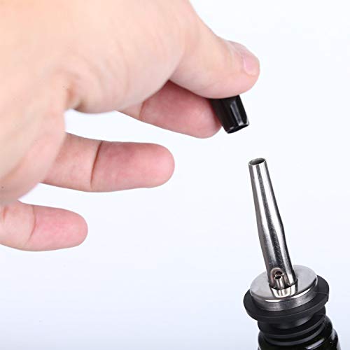LEGERM 100 Pcs Pourers Dust Covers Olive Oil Liquor Bottle Pour Spout Cover Rubber Caps (Not Include the Spout) - Image 4